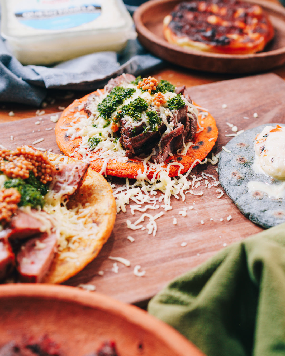 Tortillas con Mozzarella Parma