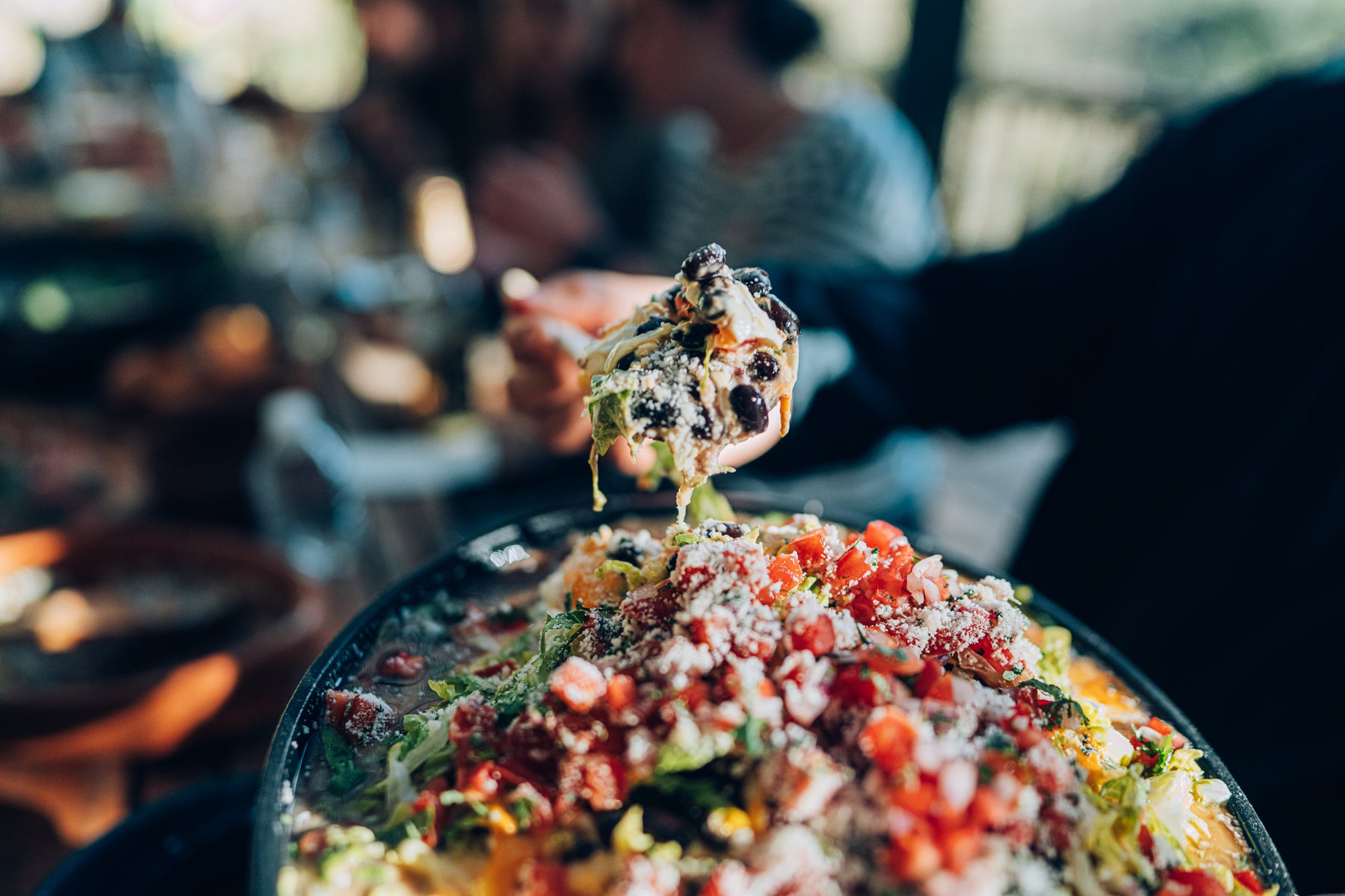 Ensalada lambada con quesos Parma
