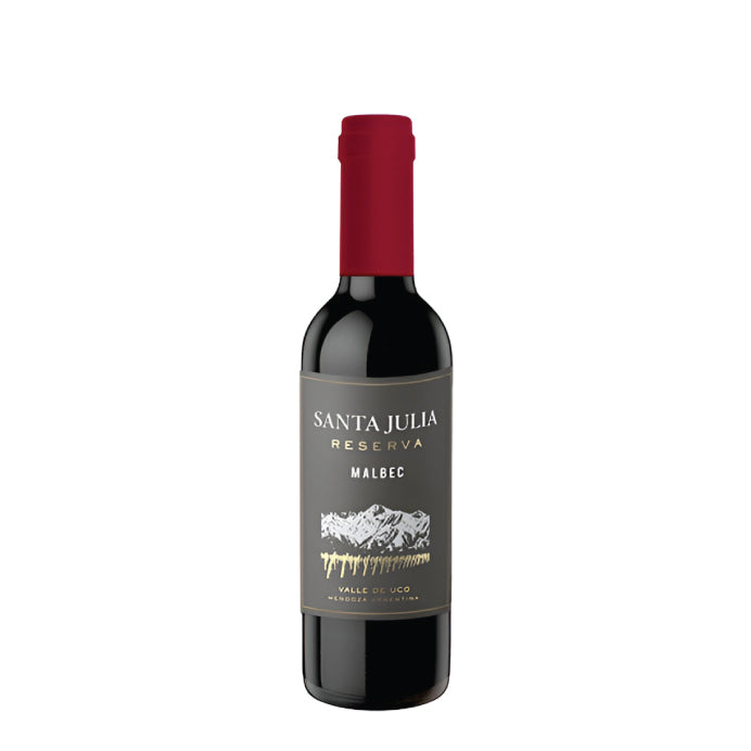 Vino Malbec reserva Santa Julia ½ Botella