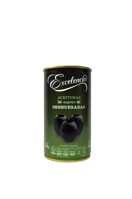 Aceitunas negras en lata